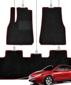 Tapetes para piso de lujo para Tesla Model Y 2020-2023 2024
