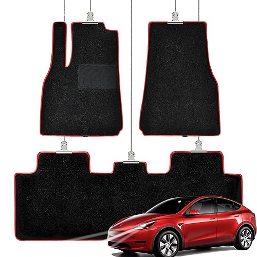 Tapetes para piso de lujo para Tesla Model Y 2020-2023 2024