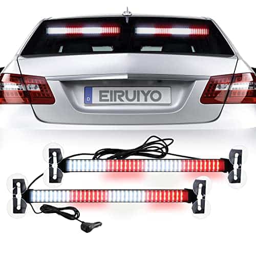 EIRUIYO 2 en 1 Luces de Policía de Emergencia Destellos