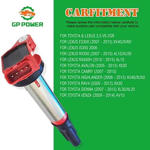 Conjunto de 6 Bobinas de Encendido GP POWER 90919A2007 - Imagen 5