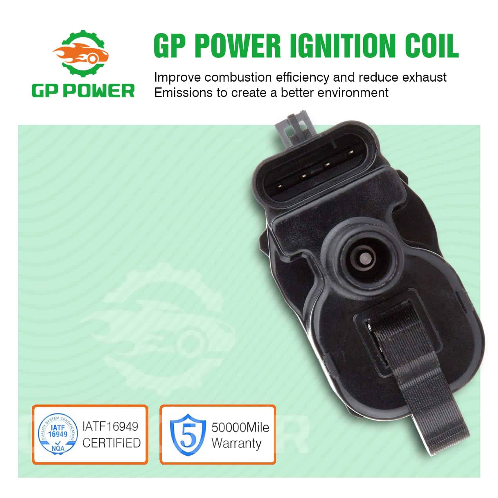 CONJUNTO DE 8 BOBINAS DE ENCENDIDO GP POWER D580 UF192 - Imagen 7