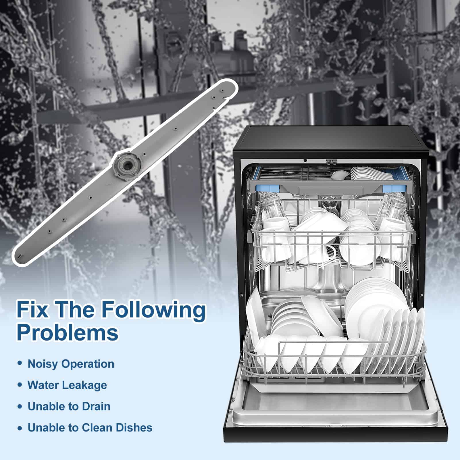 Ensamble de Boquilla Media DD82-01390A - Brazo Rociador - Imagen 7