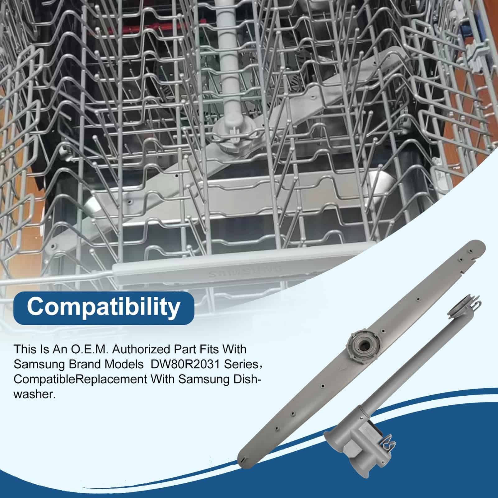 Ensamble de Boquilla Media DD82-01390A - Brazo Rociador - Imagen 5