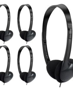 ZNXZXP Auriculares de Aula a Granel 20 Paquetes para