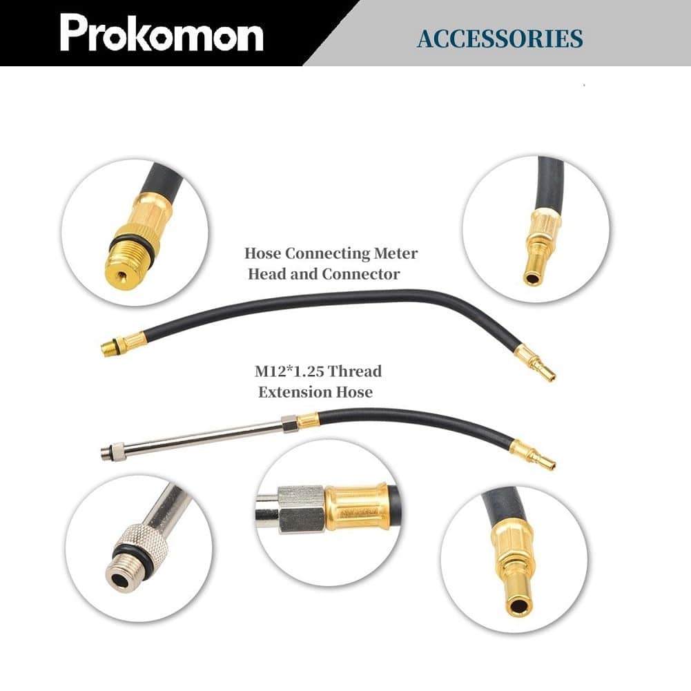 Kit de Prueba de Compresión de Motor de Gasolina Prokomon; - Imagen 6