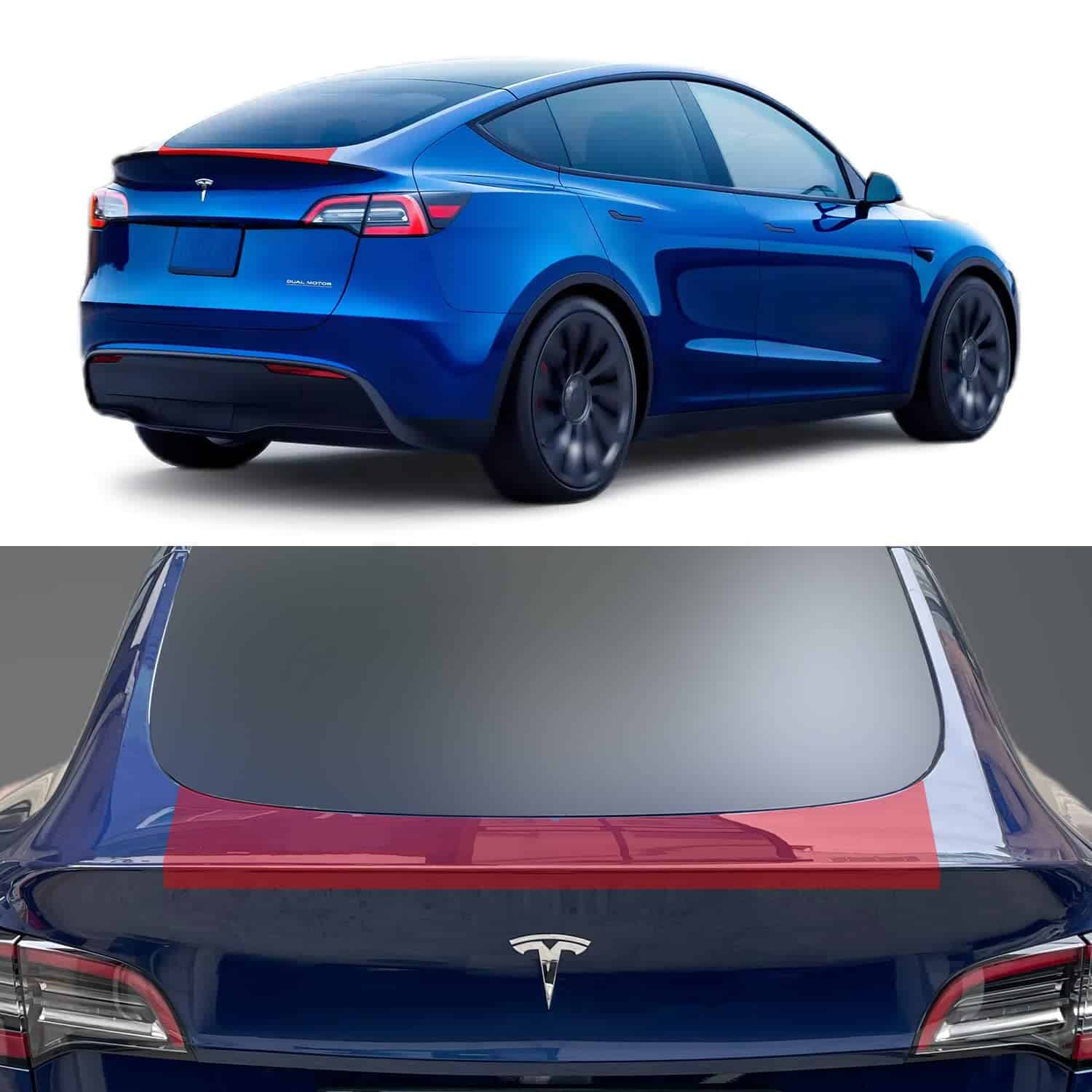 Película protectora skoko Tesla Model Y, PPF, adhesivo, - Imagen 3