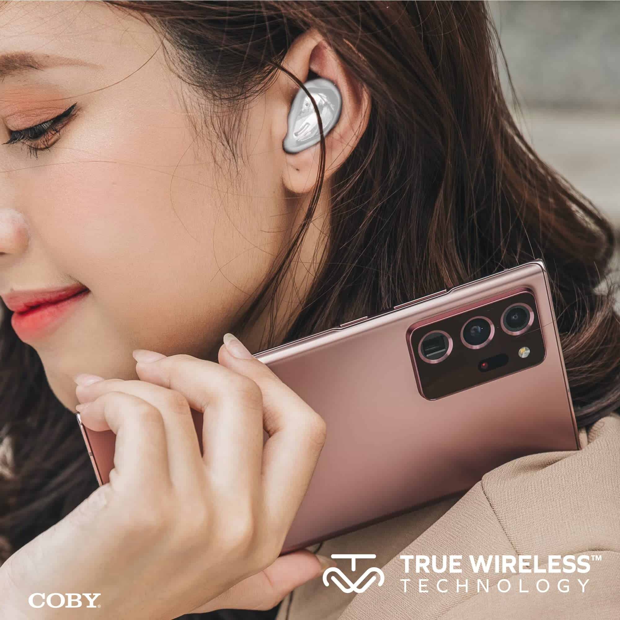 Audífonos inalámbricos ultradelgados Coby True Wireless, - Imagen 7