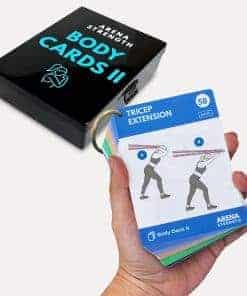 Baraja de Tarjetas de Ejercicios con Ancla de Puerta de