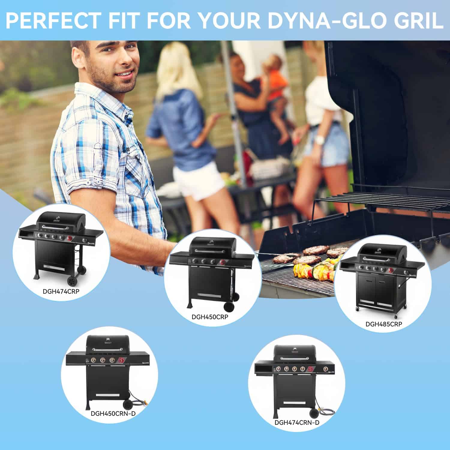 Repuestos de Parrilla FORYEYC para Dyna-Glo 5 Quemadores - Imagen 3