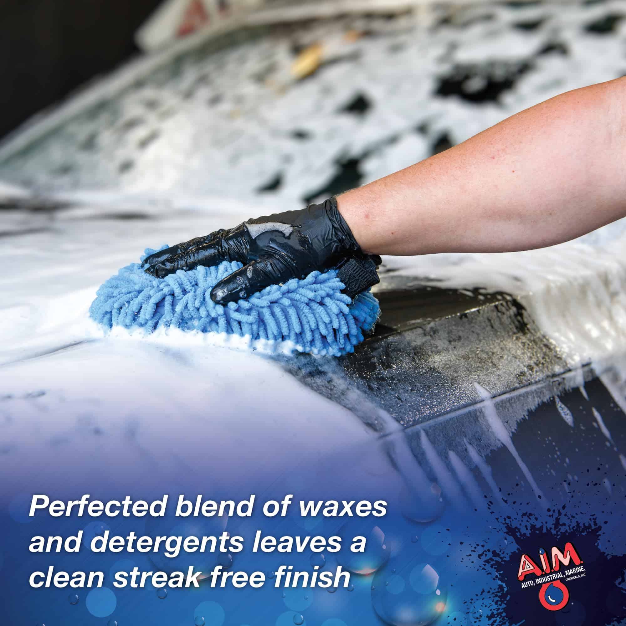 AIM Chemicals Wash N Wax Car Soap - pH neutral para autos, - Imagen 9