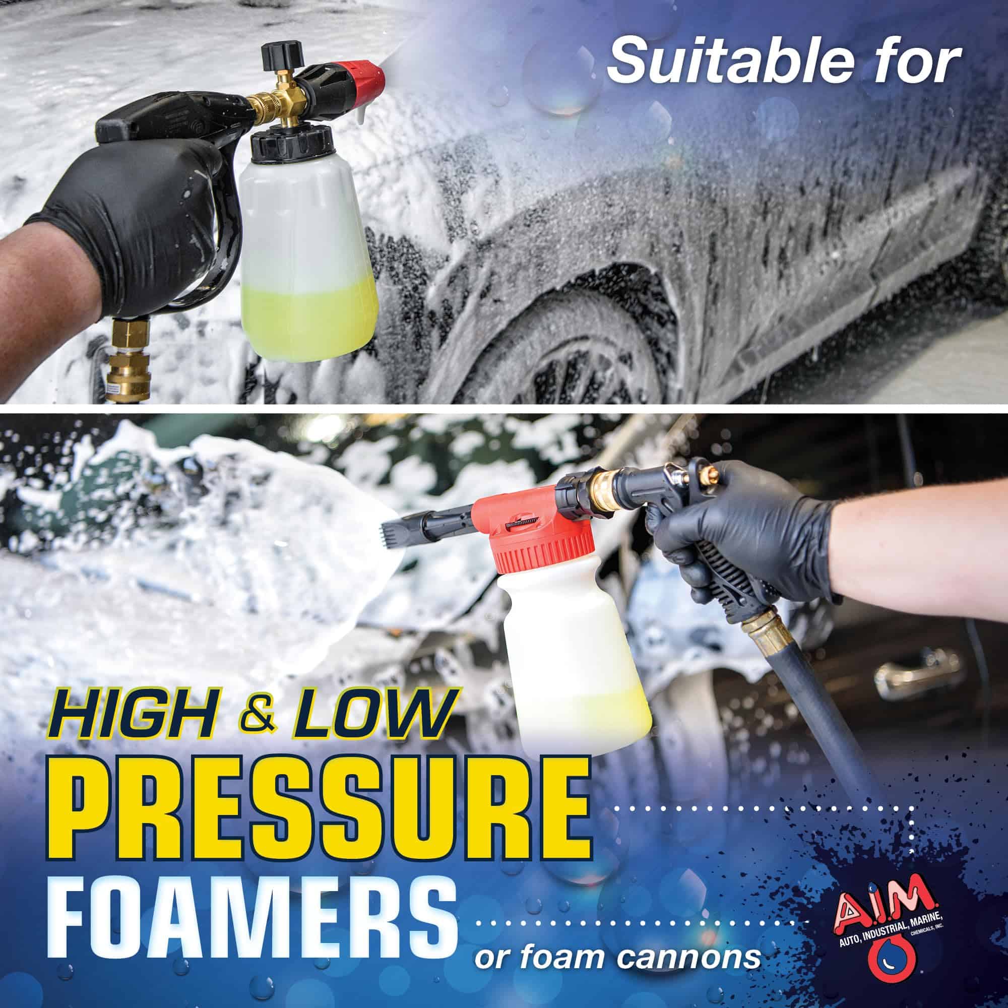 AIM Chemicals Wash N Wax Car Soap - pH neutral para autos, - Imagen 7