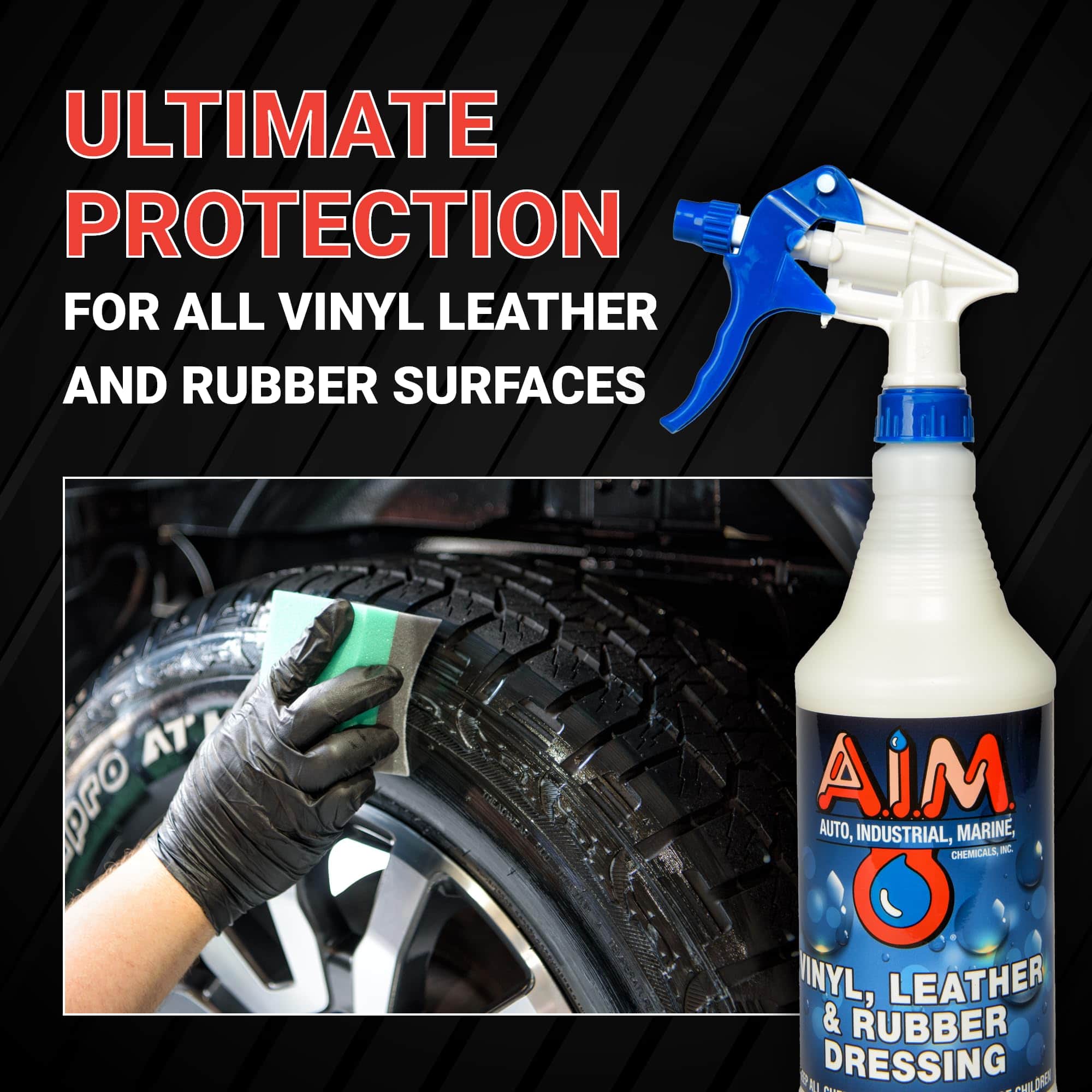 Aim Chemicals Vinilo Cuero Caucho Abrillantador Multi-Uso - Imagen 3