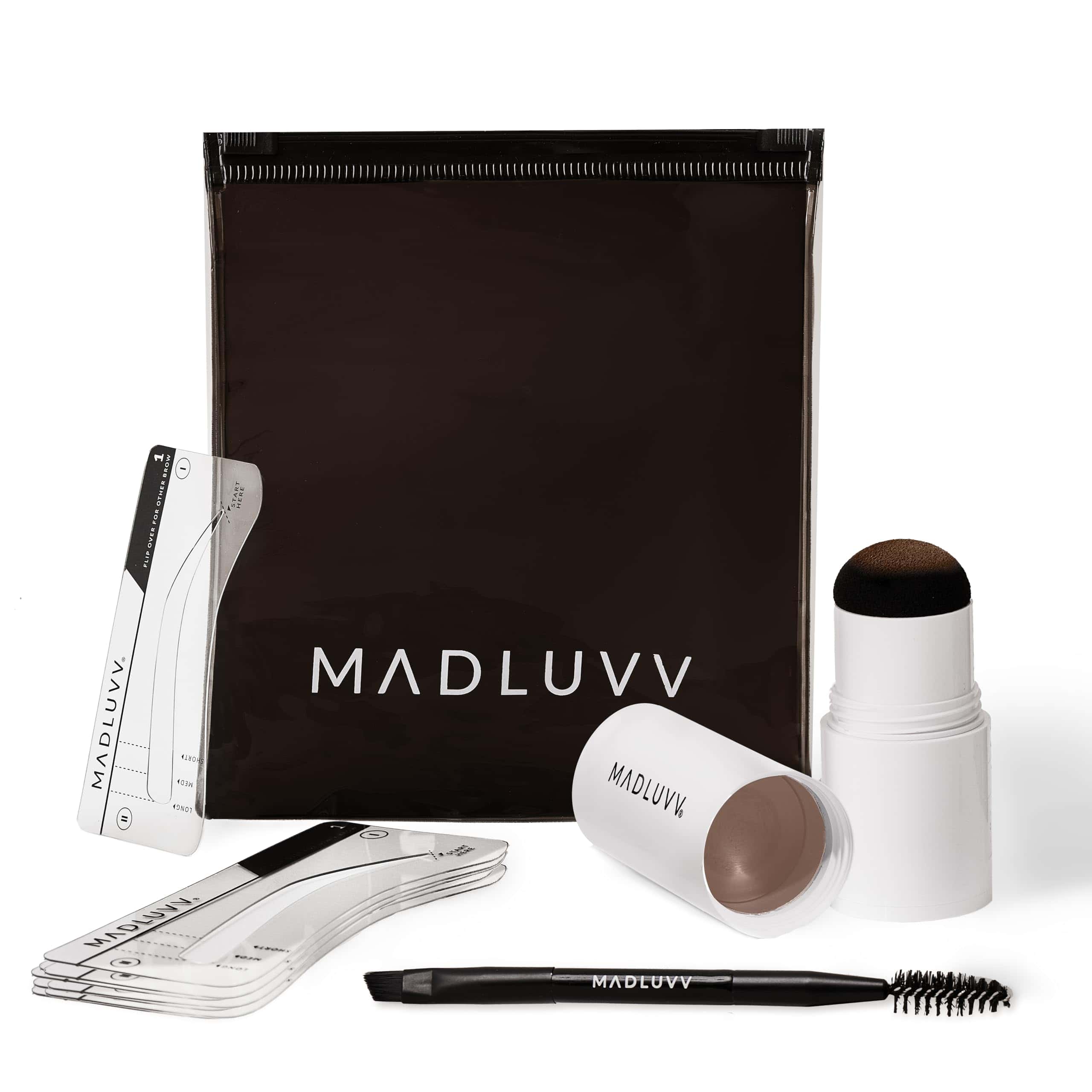 Kit de Plantillas para Cejas MADLUVV - -Auburn