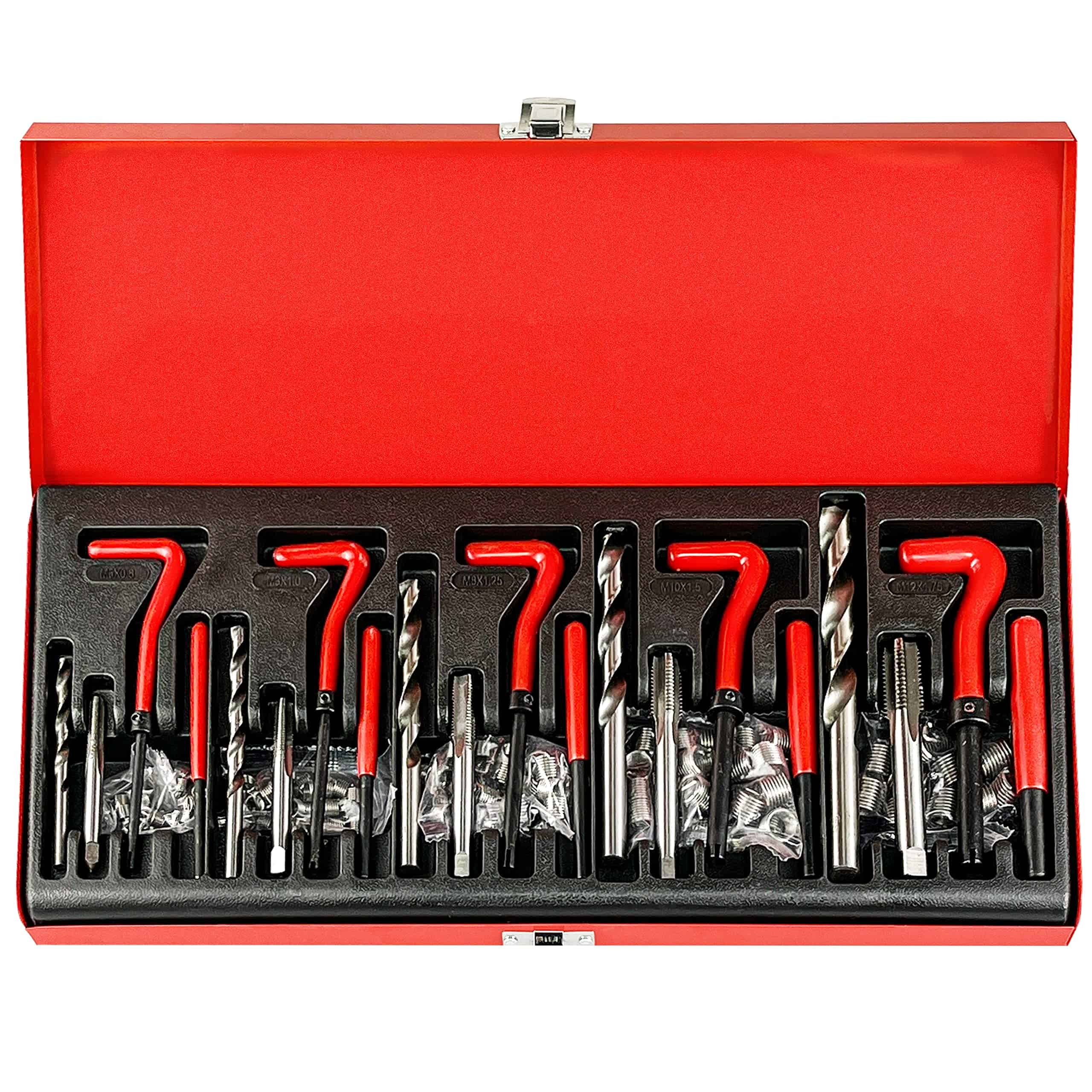 Kit de herramientas de reparación de roscas métricas
