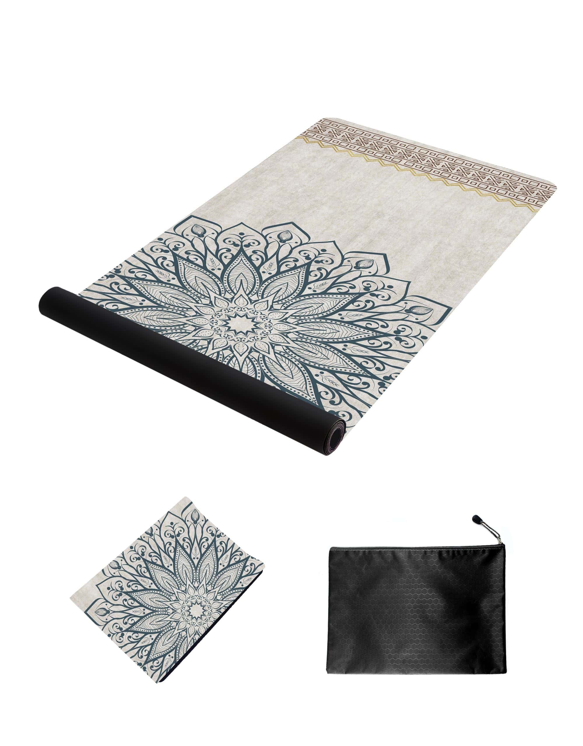 Tapete de Yoga de Viaje Estampado Nuveti - -W x 1.5mm - Imagen 4
