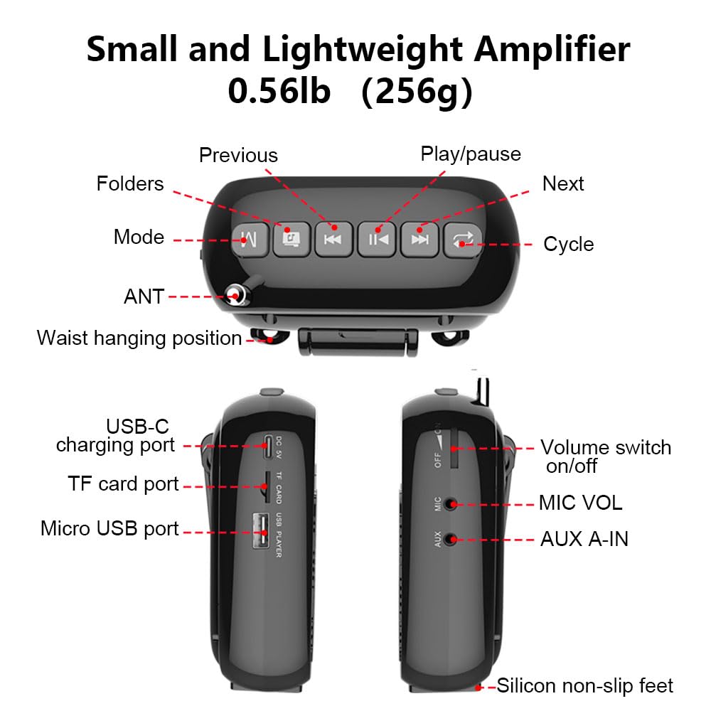 Amplificador de voz mini NORWII Altavoz Bluetooth portátil - Imagen 8