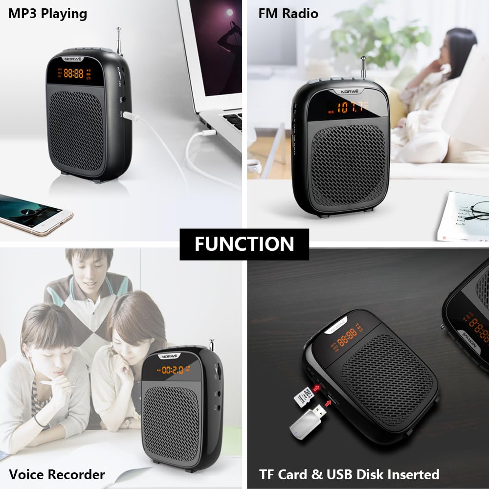 Amplificador de voz mini NORWII Altavoz Bluetooth portátil - Imagen 7