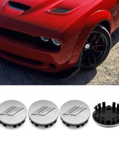 Forten Kingdom 4PCS 2 1/2 Pulgadas 64mm Plata y Cromo //