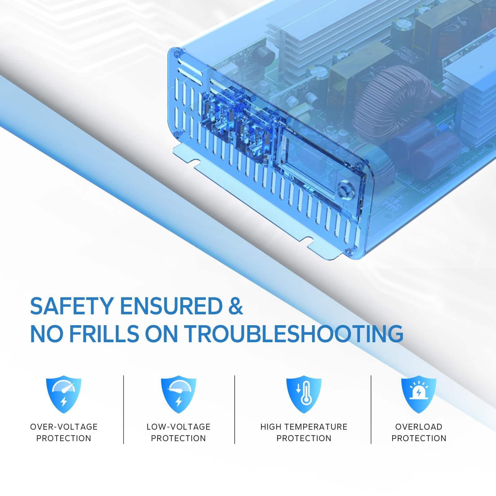 Inversor de corriente Redodo 2000W, Inversor de onda - Imagen 7