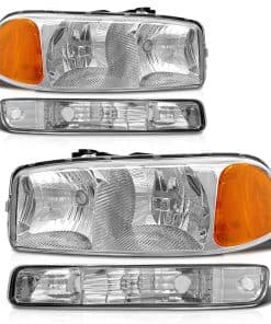 Faros delanteros compatibles con 1999-2006 GMC Sierra 1500