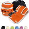 Pesas Ajustables para Tobillo para Mujeres, -Naranja