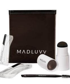 Kit de Plantillas para Cejas MADLUVV - -Marrón Oscuro