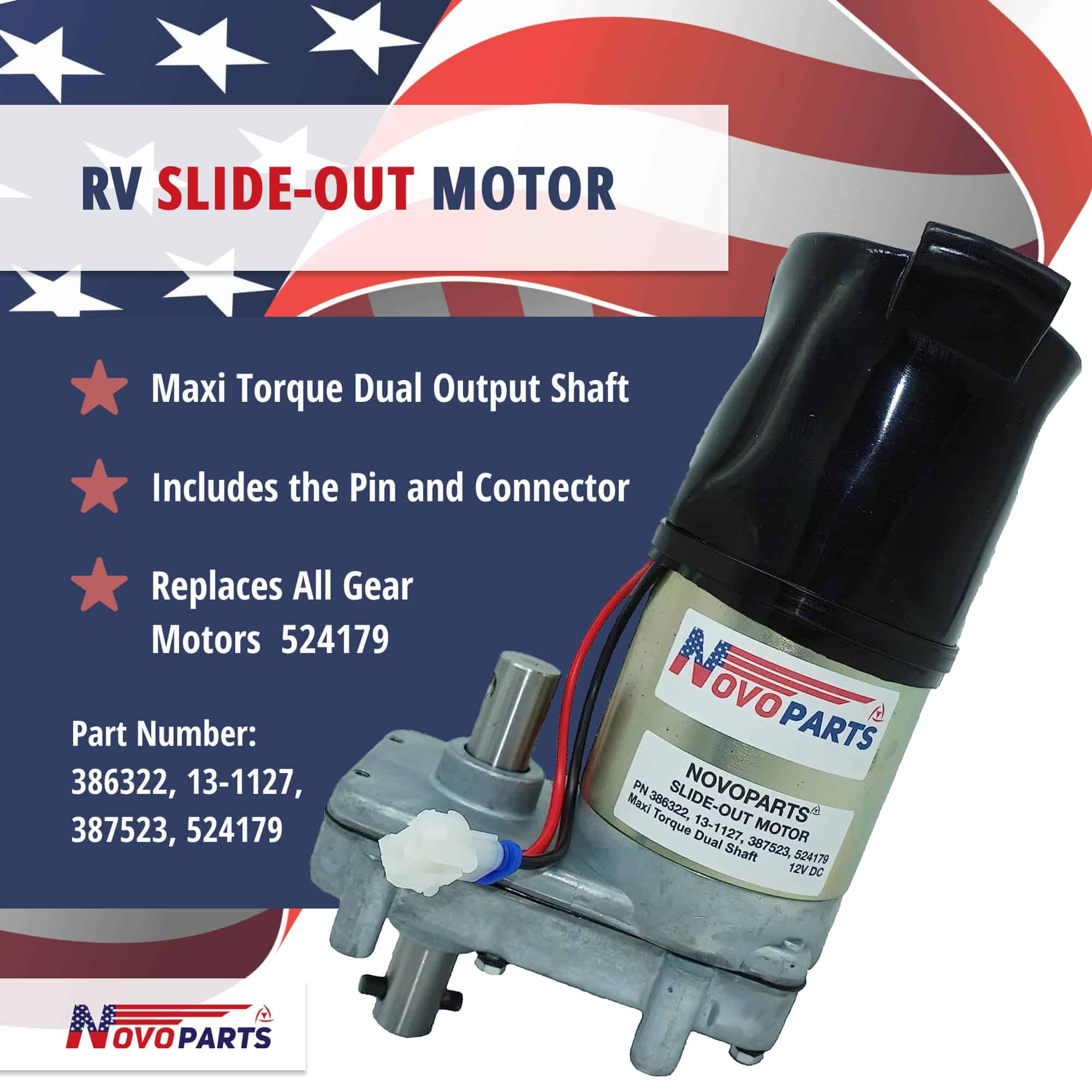 NOVOPARTS 386322 13-1127 387523 524179 Motor de Repuesto - Imagen 3
