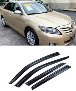 Wensdy 4pcs Deflectores de Viento para -Humo Oscuro