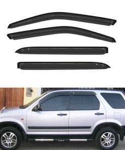 Wensdy 4pcs Deflectores de Viento para -Ahumado Oscuro