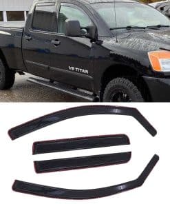 Deflectores de viento para ventanas laterales Wensdy 4pcs,