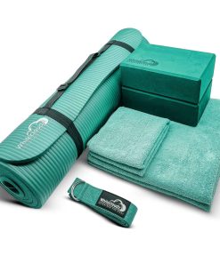 Kit de Yoga - Juego de 7 Piezas con Colchoneta Gruesa,