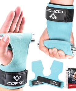COFOF Weight Lifting Wrist Strap, Doble -Azul Lago