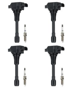 Paquete de Bobina de Encendido + Bujías de -9, 4 Sets