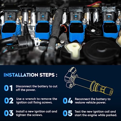 Paquete de Bobinas de Encendido + Bujías de -0, 8 Sets - Imagen 8