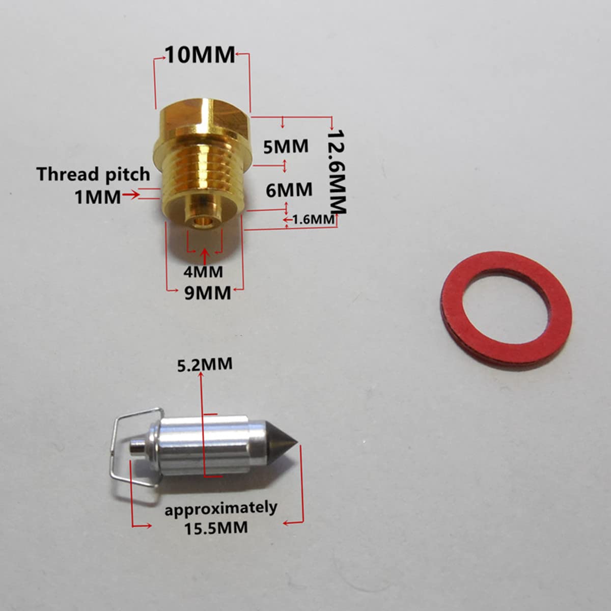 (2 Juegos) Kit de Reparación de Carburador para Motocicleta - Imagen 3