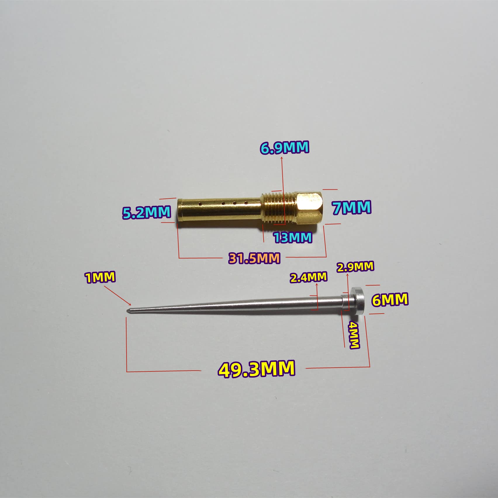 (2 Juegos) Kit de Reparación de Carburador para Motocicleta - Imagen 7