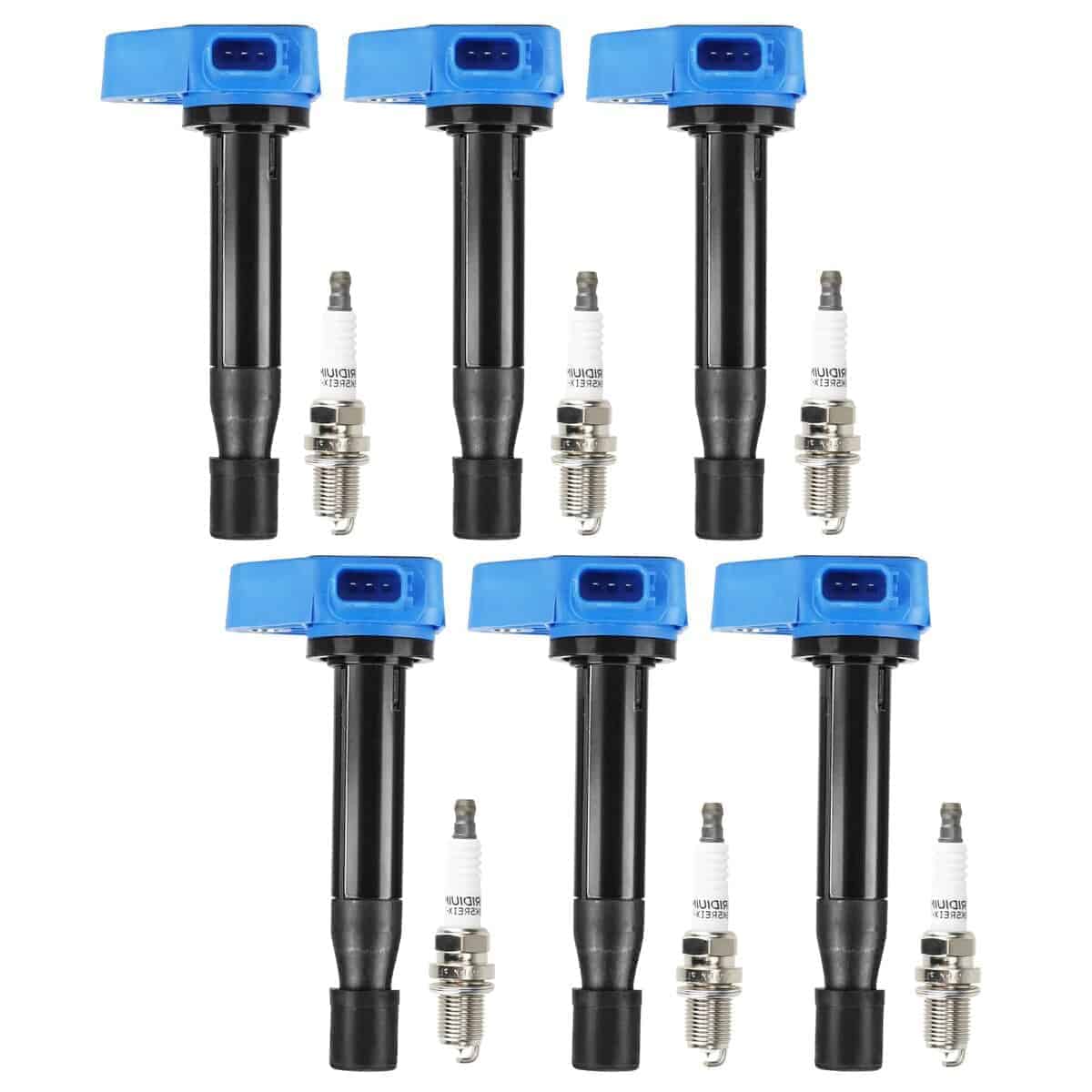 Paquete de bobina de encendido + bujías de - 6 juegos