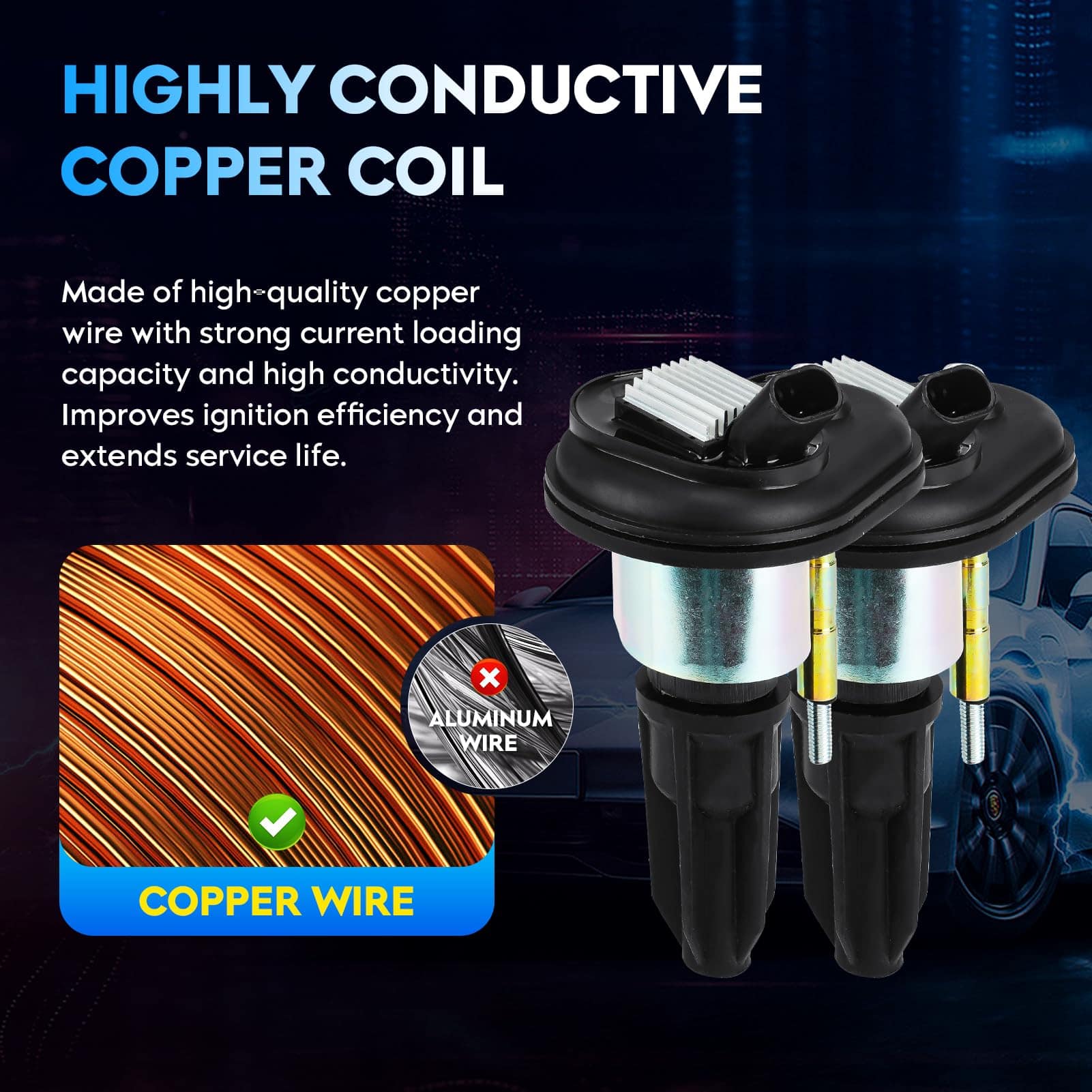 Paquete de Bobina de Encendido para Chevy Blazer 02 - Imagen 5