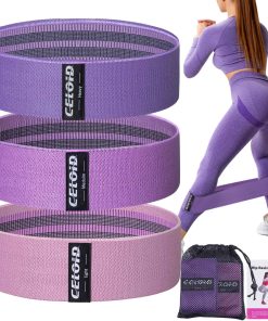 Set de Bandas de Resistencia CELOID, Bandas -Morado Oscuro,