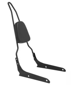 Respaldo Trasero Negro para Asiento de Motocicleta