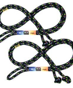 Paquete de 2 cuerdas de saltar Just Jump It -Confeti negro
