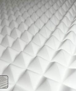 Paneles de espuma acústica blanca para -Blanco