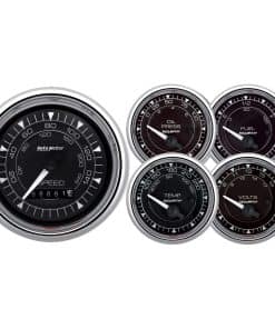 Kit de 5 medidores Auto Meter 9708, 3-3/8" & 2-1/16",