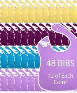 Toppy Toddler GRANDES Baberos Impermeables para Bebés,