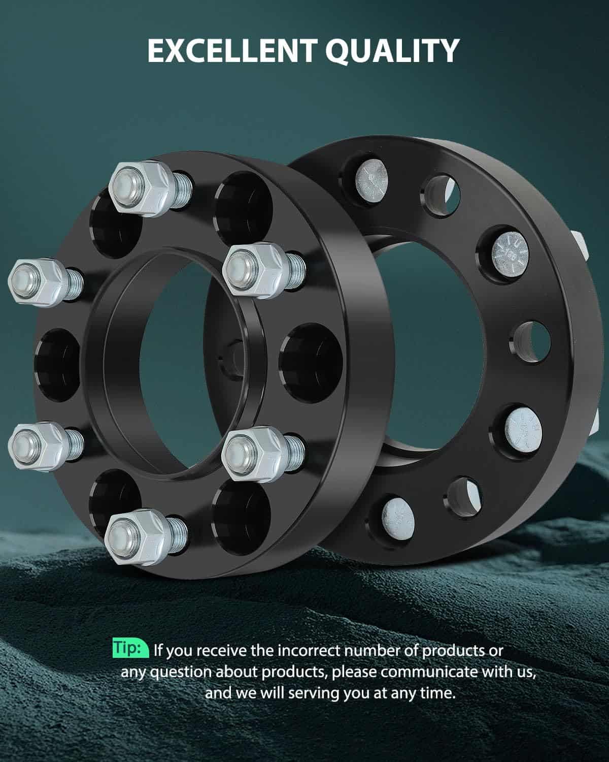 SCITOO 4Pcs 6x5.5 Separadores de Rueda 1.25 pulgadas - Imagen 7