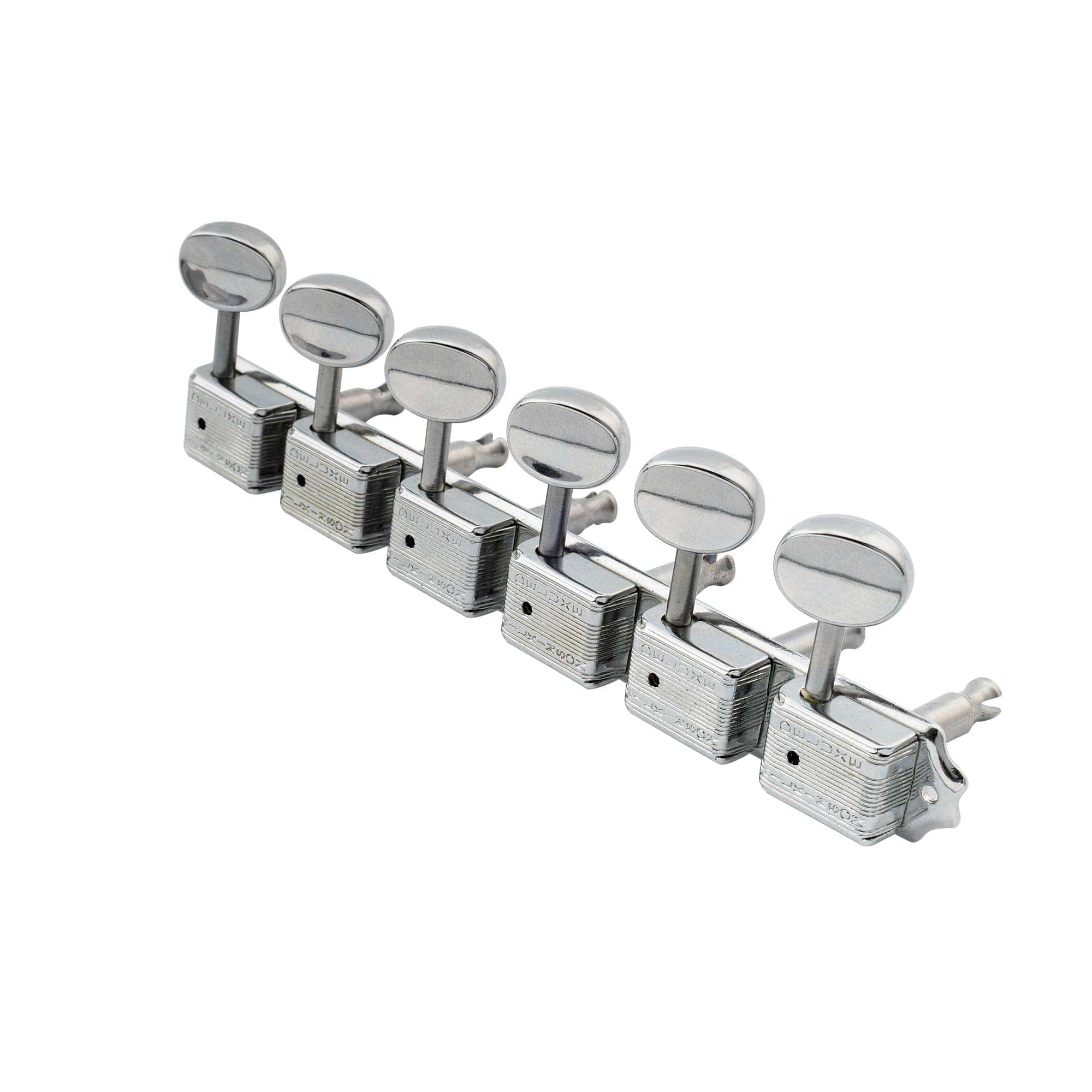 Wilkinson Deluxe 6 Inline Vintage Guitar Tuners Split Shaft - Imagen 5