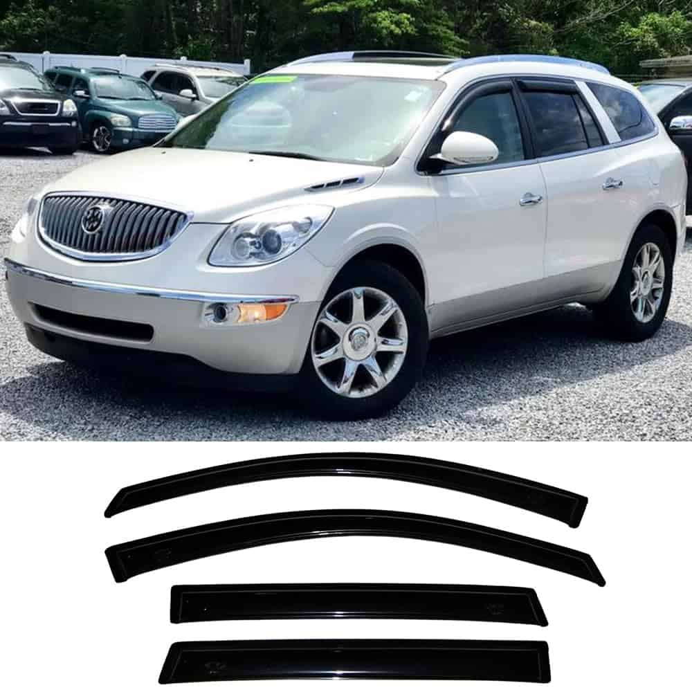 STARTSHIP 94657 Juego de 4 deflectores de viento lateral