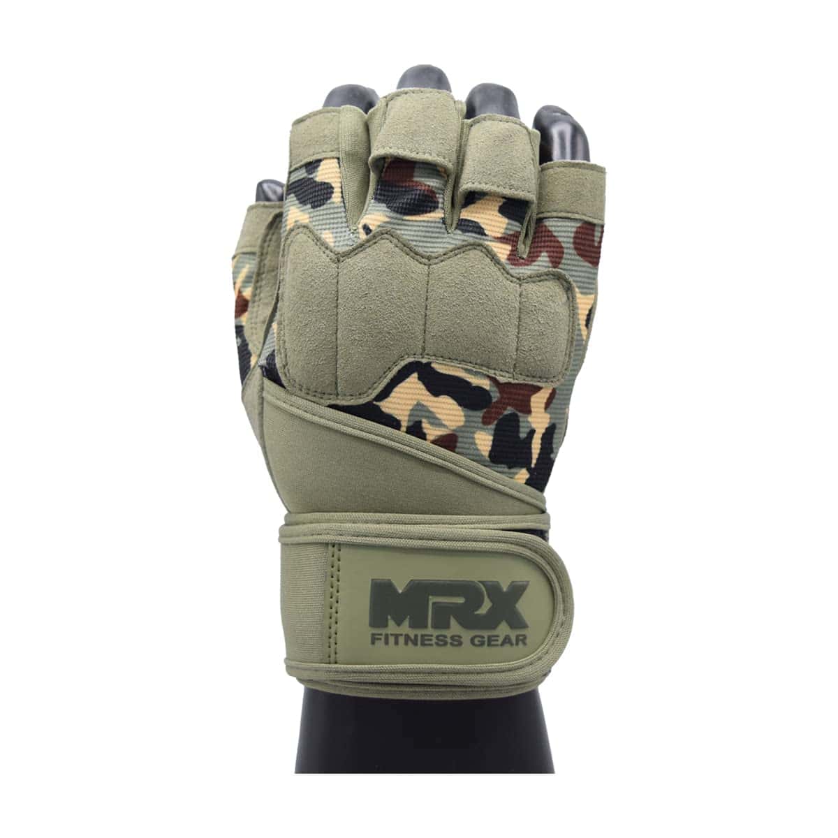 Guantes de levantamiento de pesas MRX para -Verde Oliva - Imagen 7