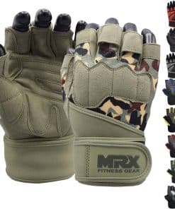 Guantes de levantamiento de pesas MRX para -Verde Oliva