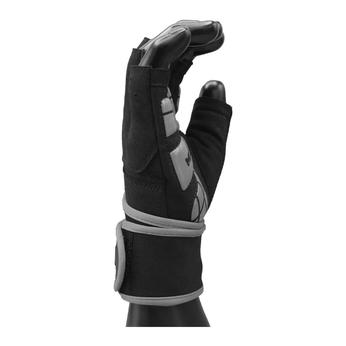 Guantes de Levantamiento de Pesas MRX para -Negro Gris 2627 - Imagen 10
